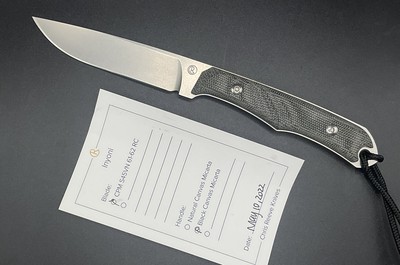 Chris Reeve Knives Inyoni Black Canvas Micarta Satin S45VN