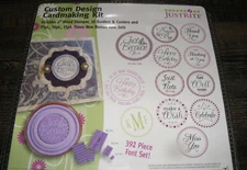 JustRite Custom Design Card making Kit 392 Piece Set