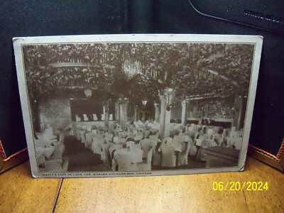 1917 Duffy's Cafe De Luxe Deluxe Corner Wabash & Harrison Chicago IL Illinois