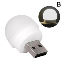 White light USB Plug Lamp Mini LED Night Light Power Bank Charging New R1