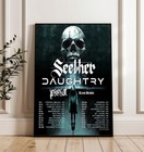 Seether Daughtry P.O.D. Kami Kehoe Concert Poster, Tour Dates Wall Art Print