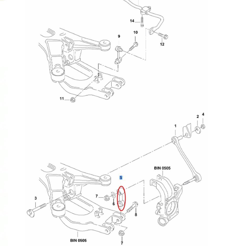 For Bentley Continental GT Flying Spur Rear Connecting Link Arm 4E0505547B/48B