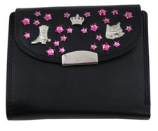 WESTERN-SPEICHER Geld Börse Portemonnaie Leder Strass Swarovski Elements Bea 58