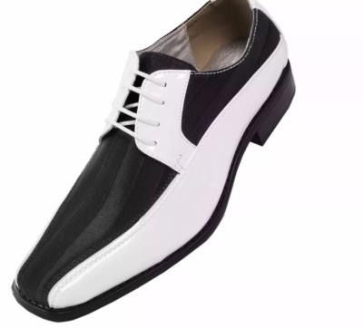 Mens Dress Shoes VIOTTI Satin Shiny Formal Oxford BIG SIZES  display picture 1