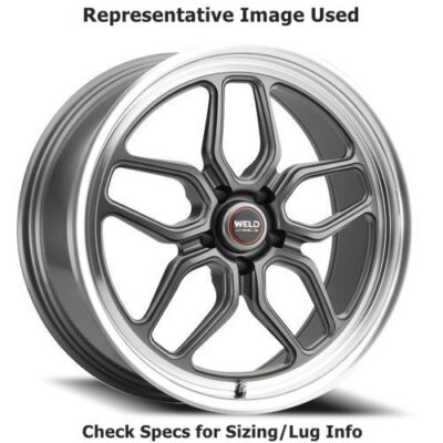 #ad #ad Weld Racing S10828573500 Laguna 22quot;x8.5quot; Wheel Gloss Gunmetal Milled $650.00