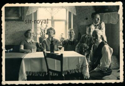 Reichenberg Sudetenland - Family with Dachshund Dog - 1930s Teckel - Photo 9x6cm