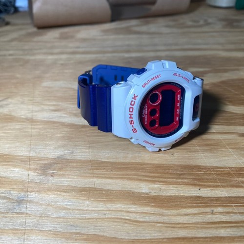 Casio G-Shock GD-X6900CS colori pazzi bianco rosso blu display negativo raro - Foto 6 di 15