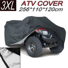 XXXL Black  ATV Quad Bike Cover for Honda Rancher 350 400 420 2x4 4x4