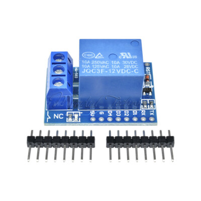 12V 1 CH  WeMos D1 Mini ESP8266 Wifi Relay Shield Development Board for Arduino
