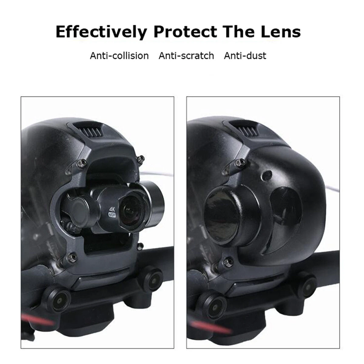 Sunnylife Lens Protective Cover Hood Protector for DJI FPV Drone