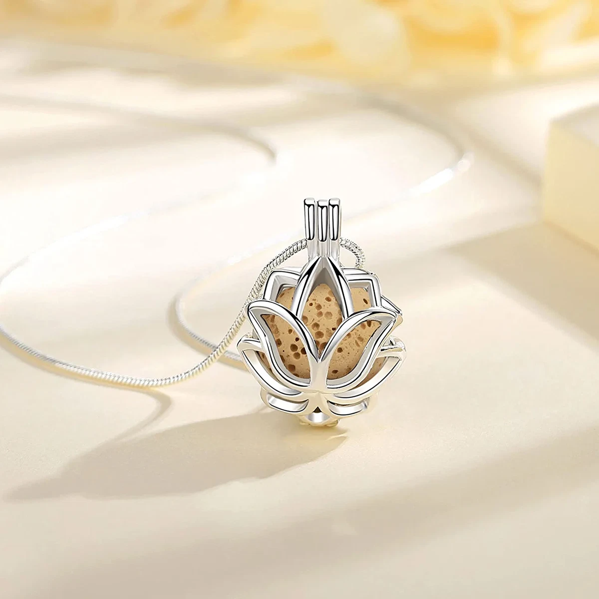 Small diffuser shop necklace