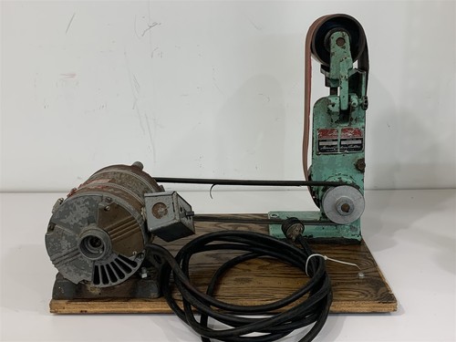 USED Hammond 400-BWM 4" Vertical/Horizontal Wet /Dry Belt Sander Grinder