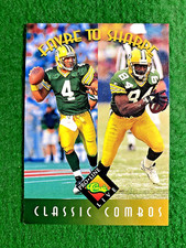 1994 Classic #392 Classic Combos Brett Favre Shannon Sharpe Green Bay Packers