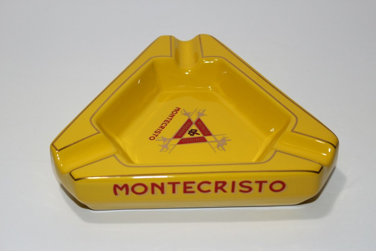 Montecristo Yellow Ceramic Ashtray | eBay