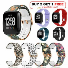 Silicone Rubber Replacement Band Strap Wristband For Fitbit Versa 2 Lite Watch