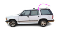 Fits: 1991-1997 Ford Explorer,97 Mountainer 4D Rear Left Vent Window Glass/Clear