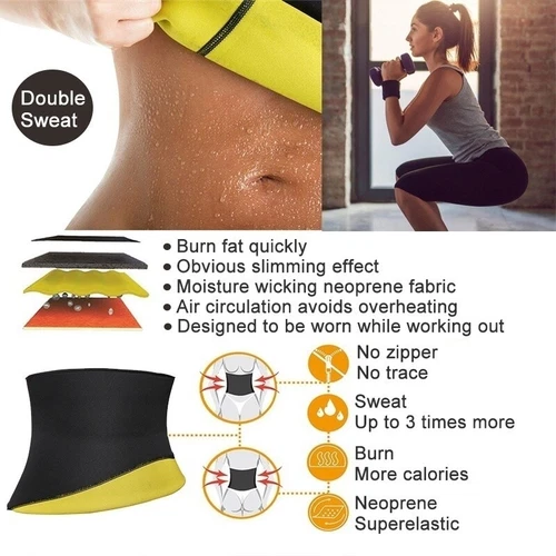 Sudore sauna dimagrante uomo body shaper tagliavita allenatore cincher cintura brucia grassi - Foto 7 di 22
