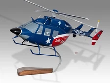 Airbus Helicopters MBB BK117 LifeStar Desk Wood New Model Small Scale 1/32