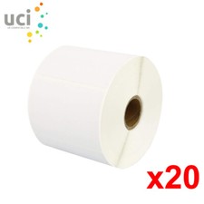20 DIRECT THERMAL LABELS COMPATIBLE ZEBRA GK420D Toshiba Citizen 76 x 51MM