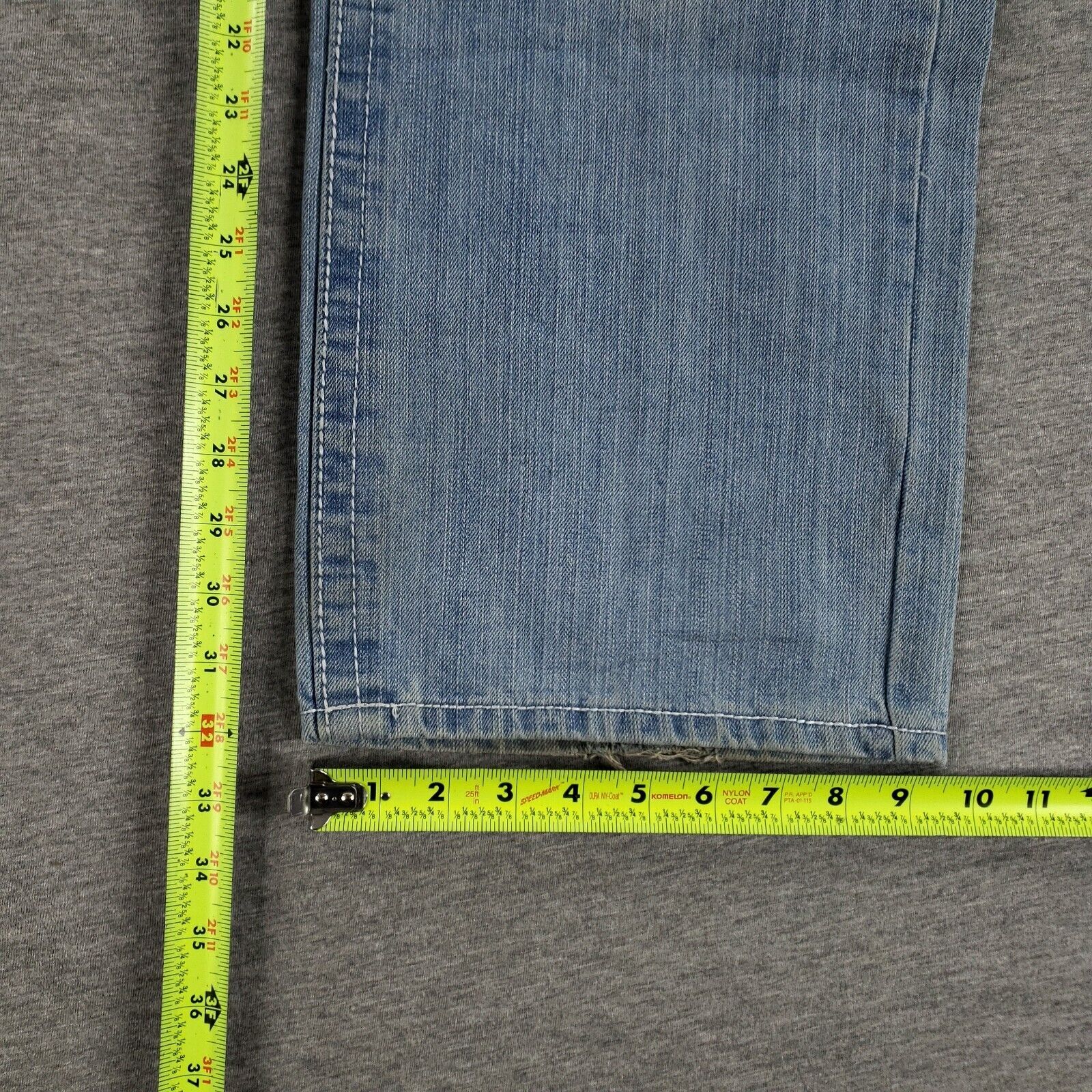 Basic Code 38x32 Blue Jeans Old School Retro Stra… - image 11