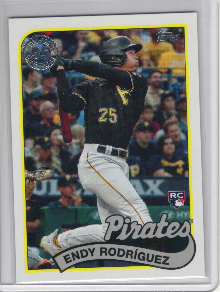 Endy Rodriguez 2024 Topps 1989 Insert RC #89B-79 Pittsburgh Pirates