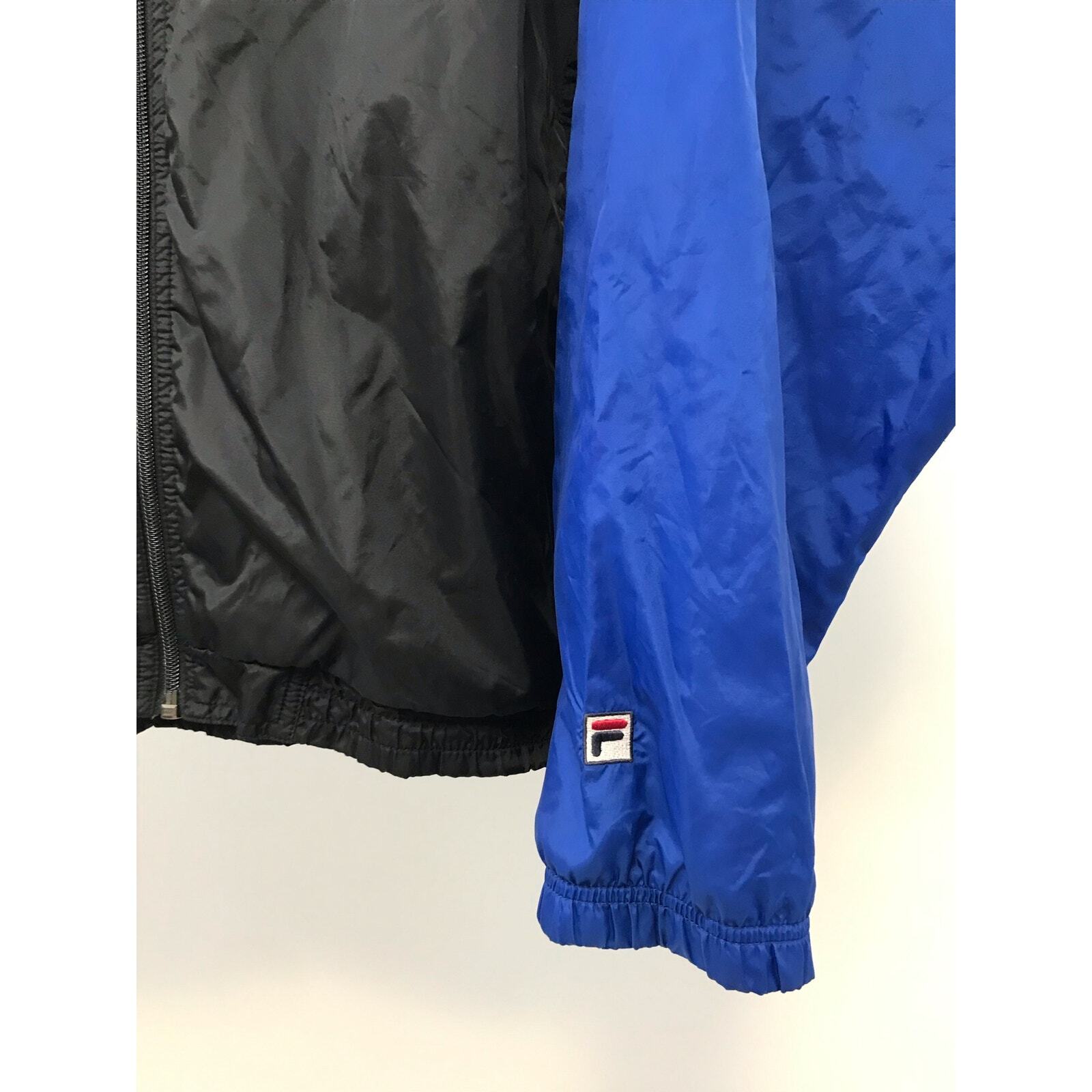 Giacca a vento Fila vintage uomo colorblock full zip taglia XL
