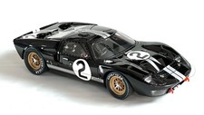 EXOTO 1966 Ford GT40 Mk2, modello pressofuso limitato, scala 1:10, incl. vetrina