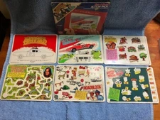 Dukes Of Hazzard Etch-A-Sketch Action Pack Set 1981 General Lee Daisy 6 Pcs A3