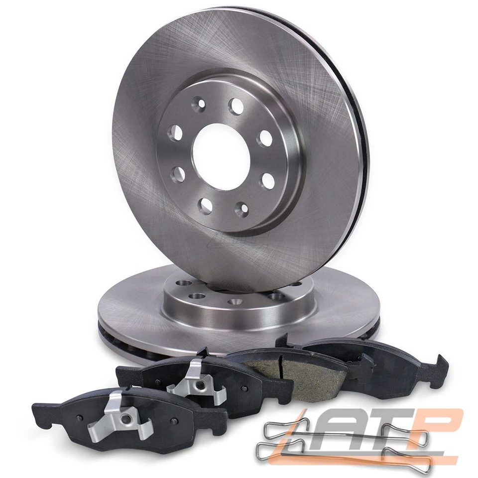 BREMSSCHEIBEN BELÜFTET Ø257 + BREMSBELÄGE VORNE FÜR OPEL CORSA E BJ 14-19 - Bild 1 von 4
