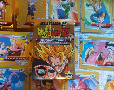BOX DRAGON BALL Z 101 COLLECTIBLE TRADING CARDS SERIE GOLD 2 BY