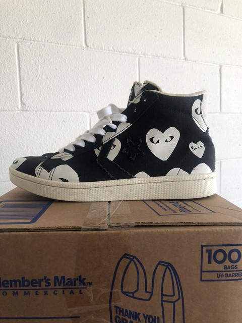 cdg converse high ebay