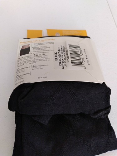 1 pair No Nonsense Fashion Tights fish net look PRINT Black Opaque size M / L - Picture 6 of 7
