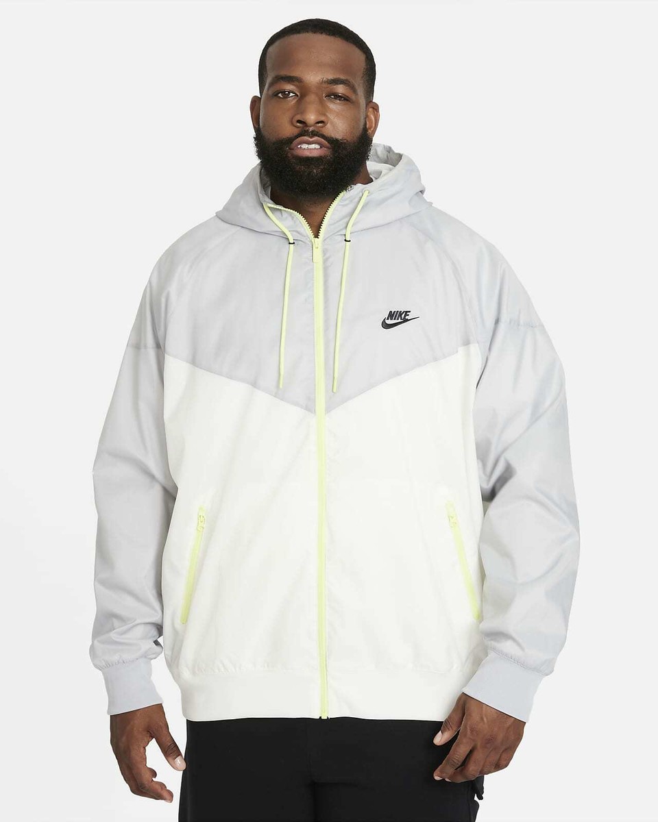 grey nike windrunner jacket