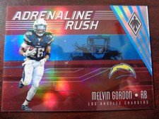 2017 Phoenix Melvin Gordon #'ed 107/299 BLUE Adrenaline Rush-CHARGERS