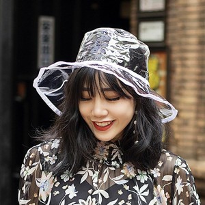 wide brim rain hat