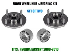 Front Wheel Hub & Bearing Kit Assembly SPK604 510055   SET OF TWO