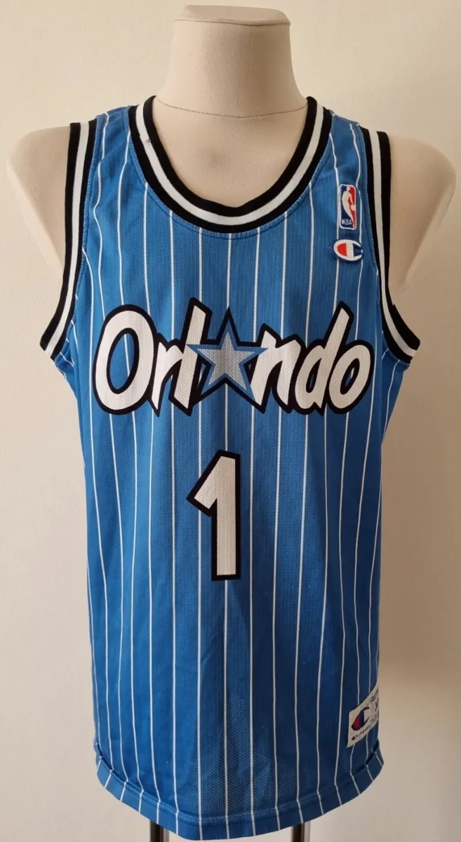 NBA Vintage Orlando Magic 90s Champion Basketball Jersey #1 A. Hardaway  size XL