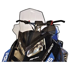Powermadd Cobra Windshield - 19in. - Clear with Black Fade - 11830