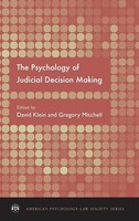 The Psychology Of Judicial Decision Making | David E. Klein (U. A.) | Buch