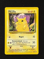 Pikachu BS 58/102 Vintage Set Base Carta Pokemon Italiano 