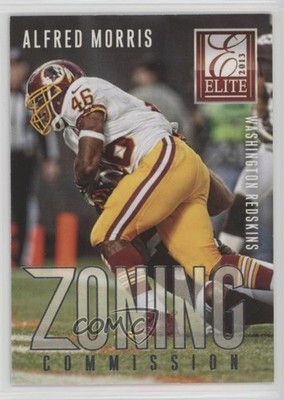 2013 Panini Elite Zoning Commission Silver Alfred Morris #2 3a3