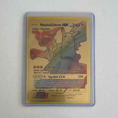 #ad Pokemon TCG Pikachu amp; Zekrom GX TAG TEAM Promo Foil EN SM248 240 HP $72.00