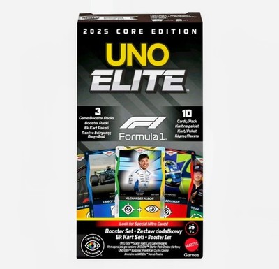 UNO Elite Formel 1 2025 Core Edition Booster Set Neu Sealed 