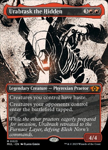 Light Play x 1 Urabrask the Hidden Multiverse Legends