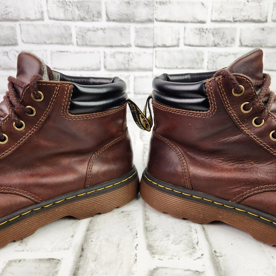 Мужские повседневные ботинки чукка Dr. Martens Tipton размер 9 коричневая кожа на шнуровке с круглым носком - Изображение 4 из 4