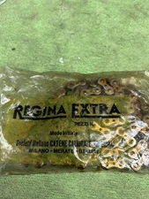 VINTAGE NOS  REGINA EXTRA GOLD DRILLED NIP CHAIN