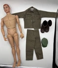 Vintage Hasbro GI Joe 1964 Painted Red Hair Pat. 12” Figure – Soft Head