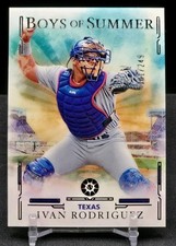 IVAN RODRIGUEZ 2025 Panini Boys of Summer 1ST ON PRINT SN# 01/249 HOF! 
