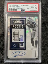Contenders Trevon Diggs Cracked Ice - Rookie Ticket Autographs  #156...
