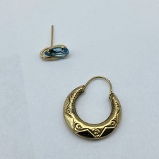 10K Żółte złoto Złom metali szlachetnych Biżuteria Partia 0,9g Niedopasowane pojedyncze